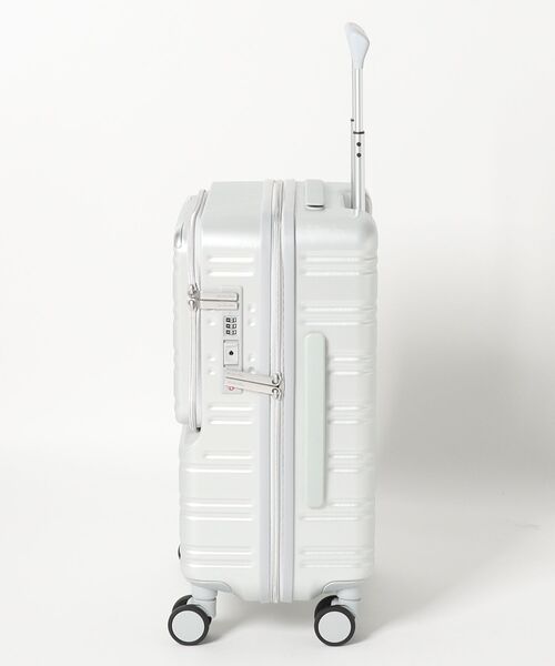Jewelna Rose(ジュエルナローズ)の「ノクシエラ フロントポケット付スーツケース 37L 機内持ち込み 09361(スーツケース/キャリーバッグ・レディース・ピンク/ネイビー/シルバー・FREE)」の4枚目の写真