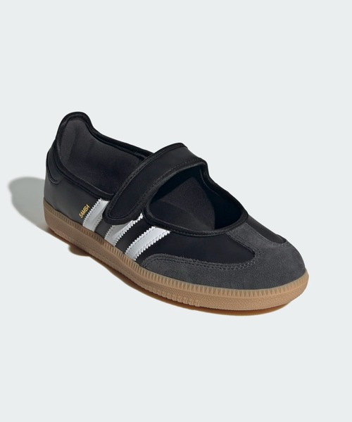 adidas（アディダス）の「サンバ ジェーン シューズ / Samba Jane Shoes メリージェーンスニーカー / アディダスオリジナルス adidas Originals（スニーカー・レディース・ブラック・22.0cm/22.5cm/23.0cm/23.5cm/24.0cm/24.5cm/25.0cm/25.5cm/26.0cm/26.5cm/27.0cm/27.5cm/28.0cm）」の4枚目の写真