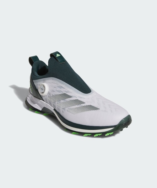 adidas(アディダス)の「アディゼロ ZG 25 ボア【adidas Golf/アディダスゴルフ】(スニーカー・メンズ・ホワイト系その他・24.5cm/28.0cm/27.5cm/27.0cm/25.0cm/25.5cm/26.5cm/26.0cm)」の4枚目の写真
