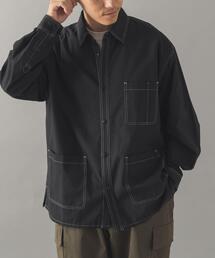 ITEMS URBANRESEARCH | Wステッチ シャンブレー カバーオールシャツ(シャツ/ブラウス)