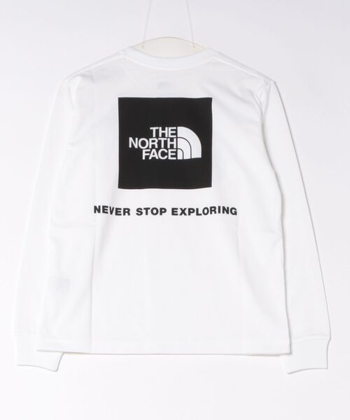 THE NORTH FACE(ザノースフェイス)の「THE NORTH FACE/ザ・ノース・フェイス L/S BACK SQ LOGO T ロンT NT32442L(Tシャツ/カットソー・レディース・ブラック/ホワイト×ブラック・M/S/L)」の7枚目の写真