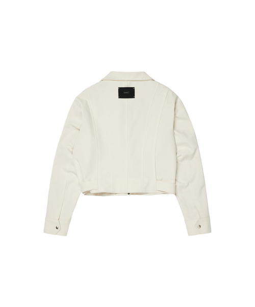 DEINET(ダイニット)の「DEINET BELTED COTTON JACKET IN CREAM(その他アウター・レディース・その他・FREE)」の3枚目の写真