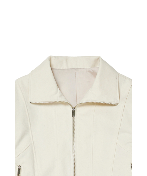 DEINET(ダイニット)の「DEINET BELTED COTTON JACKET IN CREAM(その他アウター・レディース・その他・FREE)」の4枚目の写真