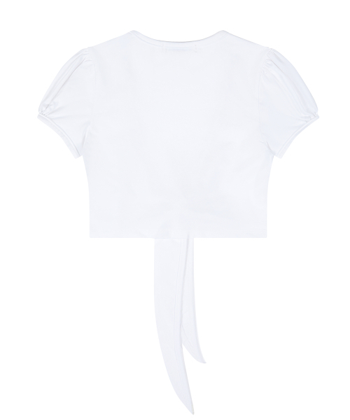 LARTIGENT(ラーティゼン)の「L26 PUFF BOLERO CARDIGAN(WHITE)(Tシャツ/カットソー・レディース・その他・FREE)」の3枚目の写真