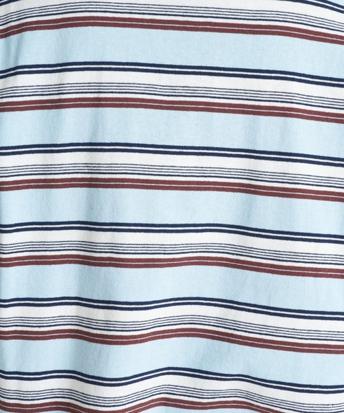 ROXY(ロキシー)の「ROXY BUTTERFLY POLO バタフライロゴボーダー長袖ポロシャツ 【2026年秋冬モデル】/ロキシー(ポロシャツ・レディース・ネイビー/ナチュラル/ブルー・LARGE/MEDIUM/SMALL)」の5枚目の写真