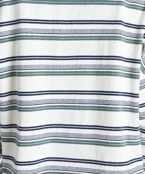 ROXY(ロキシー)の「ROXY BUTTERFLY POLO バタフライロゴボーダー長袖ポロシャツ 【2026年秋冬モデル】/ロキシー(ポロシャツ・レディース・ネイビー/ナチュラル/ブルー・LARGE/MEDIUM/SMALL)」の12枚目の写真