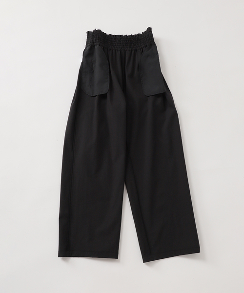 JOURNAL STANDARD(ジャーナルスタンダード)の「《追加6》【撥水/接触冷感/洗える/UVカット】リネンナイロンストレッチワイドパンツ(その他パンツ・レディース・グレー/ブラック・36/38/40/34)」の7枚目の写真
