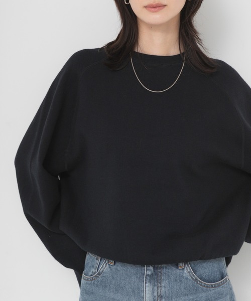 URBAN RESEARCH(アーバンリサーチ)の「コットンカシミヤスウェットニット(ニット/セーター・レディース・グレー/オフホワイト/ブルー系その他・FREE)」の10枚目の写真