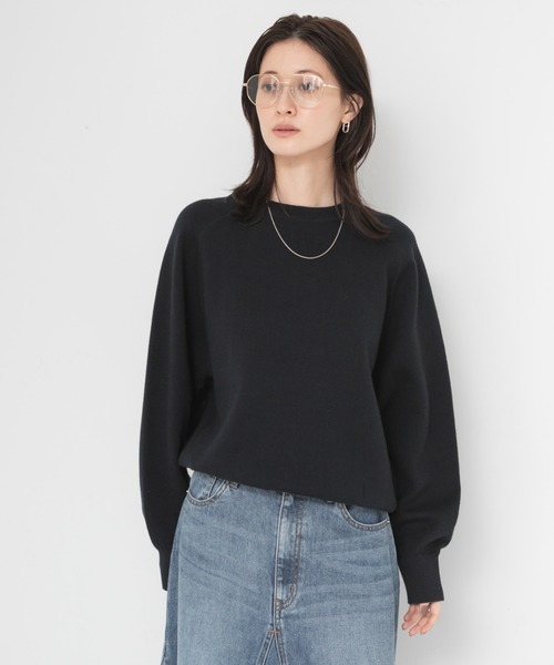 URBAN RESEARCH(アーバンリサーチ)の「コットンカシミヤスウェットニット(ニット/セーター・レディース・グレー/オフホワイト/ブルー系その他・FREE)」の11枚目の写真