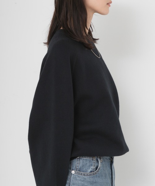 URBAN RESEARCH(アーバンリサーチ)の「コットンカシミヤスウェットニット(ニット/セーター・レディース・グレー/オフホワイト/ブルー系その他・FREE)」の12枚目の写真