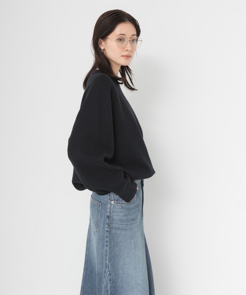 URBAN RESEARCH(アーバンリサーチ)の「コットンカシミヤスウェットニット(ニット/セーター・レディース・グレー/オフホワイト/ブルー系その他・FREE)」の13枚目の写真