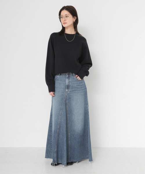 URBAN RESEARCH(アーバンリサーチ)の「コットンカシミヤスウェットニット(ニット/セーター・レディース・グレー/オフホワイト/ブルー系その他・FREE)」の16枚目の写真