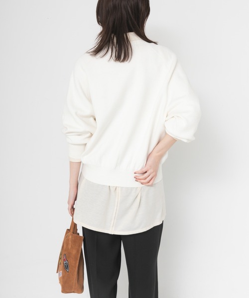 URBAN RESEARCH(アーバンリサーチ)の「コットンカシミヤスウェットニット(ニット/セーター・レディース・グレー/オフホワイト/ブルー系その他・FREE)」の22枚目の写真