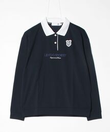 le coq sportif GOLF（ルコックスポルティフゴルフ）の「ルコックゴルフ　裾リブ長袖シャツ（ポロシャツ）」