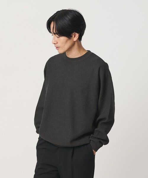 BEAUTY&YOUTH UNITED ARROWS（ビューティーアンドユースユナイテッドアローズ）の「メランジ ワッフル バルーン カットソー（Tシャツ/カットソー・メンズ・ロイヤルブルー/ナチュラル/ダークグレー・XL/L/M/S）」の15枚目の写真
