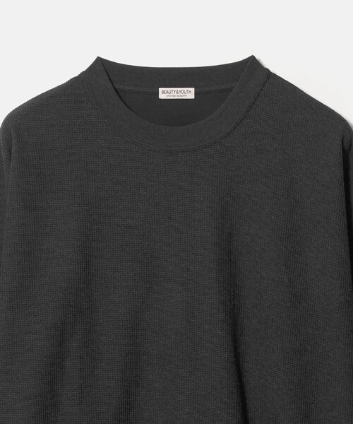 BEAUTY&YOUTH UNITED ARROWS（ビューティーアンドユースユナイテッドアローズ）の「メランジ ワッフル バルーン カットソー（Tシャツ/カットソー・メンズ・ロイヤルブルー/ナチュラル/ダークグレー・XL/L/M/S）」の13枚目の写真