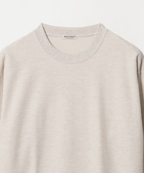 BEAUTY&YOUTH UNITED ARROWS（ビューティーアンドユースユナイテッドアローズ）の「メランジ ワッフル バルーン カットソー（Tシャツ/カットソー・メンズ・ロイヤルブルー/ナチュラル/ダークグレー・XL/L/M/S）」の6枚目の写真