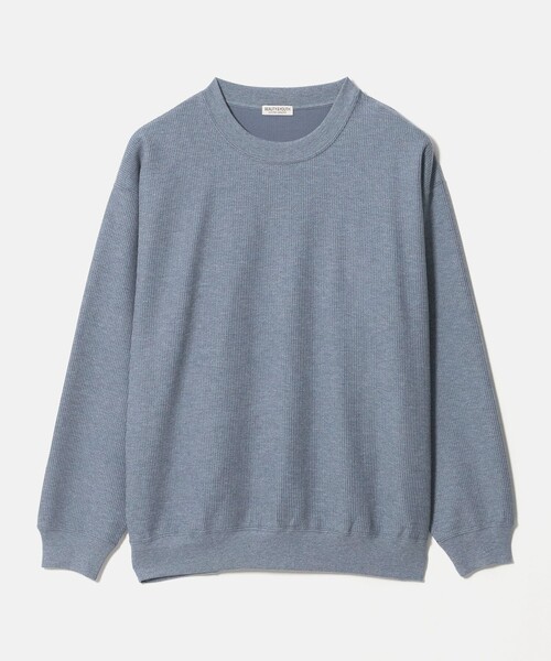 BEAUTY&YOUTH UNITED ARROWS（ビューティーアンドユースユナイテッドアローズ）の「メランジ ワッフル バルーン カットソー（Tシャツ/カットソー・メンズ・ロイヤルブルー/ナチュラル/ダークグレー・XL/L/M/S）」の8枚目の写真