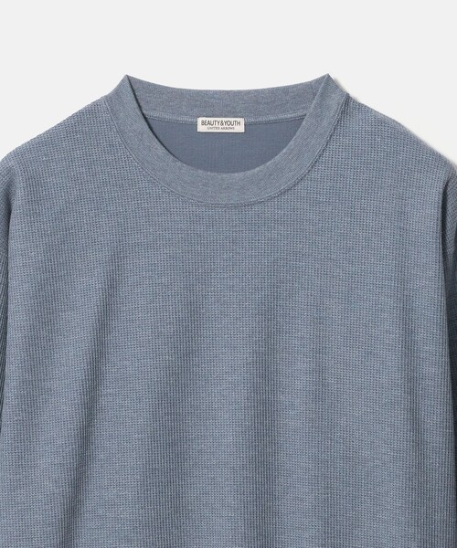 BEAUTY&YOUTH UNITED ARROWS（ビューティーアンドユースユナイテッドアローズ）の「メランジ ワッフル バルーン カットソー（Tシャツ/カットソー・メンズ・ロイヤルブルー/ナチュラル/ダークグレー・XL/L/M/S）」の22枚目の写真