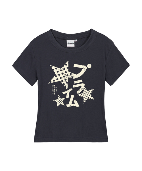 PRIMATE(プライメイト)の「POIKA DOT MILKY レディース スリムフィット 半袖Tシャツ 5 COLORS(Tシャツ/カットソー・レディース・ホワイト/ブラック/カーキ/クリーム/チャコール・SMALL/MEDIUM/LARGE)」の3枚目の写真