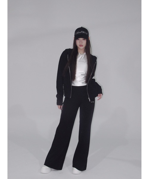andwang(アンドワン)の「AND bijou tee(Tシャツ/カットソー・レディース・ホワイト/ブラック・FREE)」の17枚目の写真