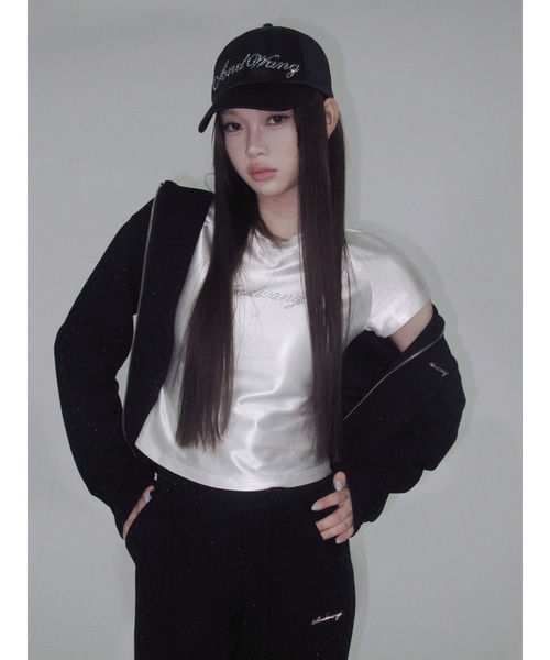 andwang(アンドワン)の「AND bijou tee(Tシャツ/カットソー・レディース・ホワイト/ブラック・FREE)」の18枚目の写真