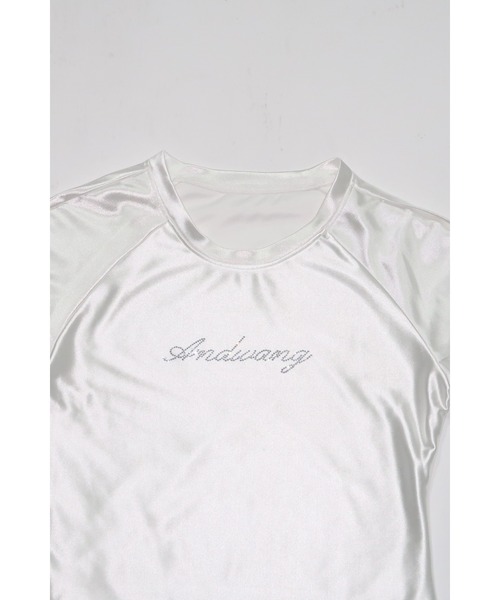 andwang(アンドワン)の「AND bijou tee(Tシャツ/カットソー・レディース・ホワイト/ブラック・FREE)」の21枚目の写真