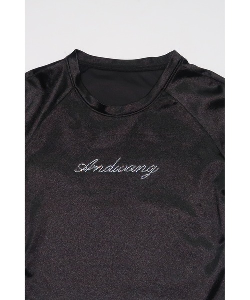 andwang(アンドワン)の「AND bijou tee(Tシャツ/カットソー・レディース・ホワイト/ブラック・FREE)」の22枚目の写真