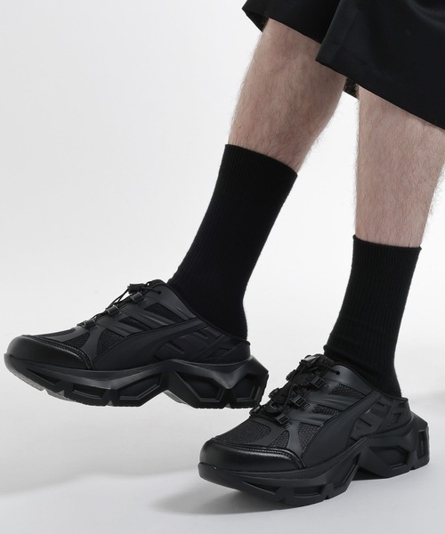 HARE(ハレ)の「ビルディングソールスニーカーミュール(HARE)(サンダル・メンズ・ブラック・SMALL/MEDIUM/LARGE)」の2枚目の写真
