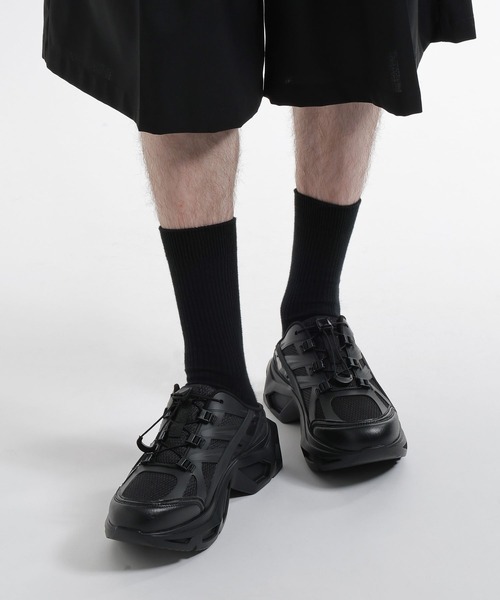 HARE(ハレ)の「ビルディングソールスニーカーミュール(HARE)(サンダル・メンズ・ブラック・SMALL/MEDIUM/LARGE)」の5枚目の写真