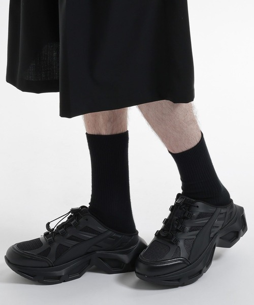 HARE(ハレ)の「ビルディングソールスニーカーミュール(HARE)(サンダル・メンズ・ブラック・SMALL/MEDIUM/LARGE)」の6枚目の写真