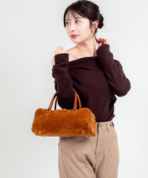 AULENTTI(オウレンティ)の「【AULENTTI/オウレンティ】横長ショルダーバッグ ボストンバッグ 2WAY(ボストンバッグ・レディース・ブラウン/ブラック・FREE)」の19枚目の写真