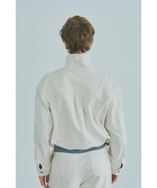 Muel Chic(ミュエルシック)の「Noct jacket ノクトジャケット(ライダースジャケット・レディース・アイボリー/チャコールグレー/ブラック・FREE)」の15枚目の写真