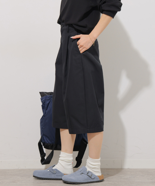 JOURNAL STANDARD relume(ジャーナルスタンダード レリューム)の「T/Cツイルバミューダパンツ(その他パンツ・レディース・ブラック/ブラウン・38/36)」の7枚目の写真