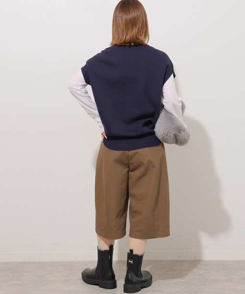 JOURNAL STANDARD relume(ジャーナルスタンダード レリューム)の「T/Cツイルバミューダパンツ(その他パンツ・レディース・ブラック/ブラウン・38/36)」の11枚目の写真