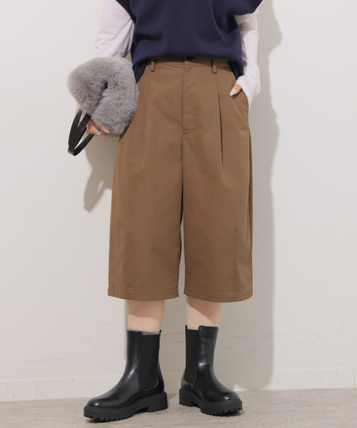JOURNAL STANDARD relume(ジャーナルスタンダード レリューム)の「T/Cツイルバミューダパンツ(その他パンツ・レディース・ブラック/ブラウン・38/36)」の12枚目の写真
