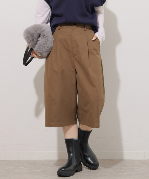 JOURNAL STANDARD relume(ジャーナルスタンダード レリューム)の「T/Cツイルバミューダパンツ(その他パンツ・レディース・ブラック/ブラウン・38/36)」の13枚目の写真
