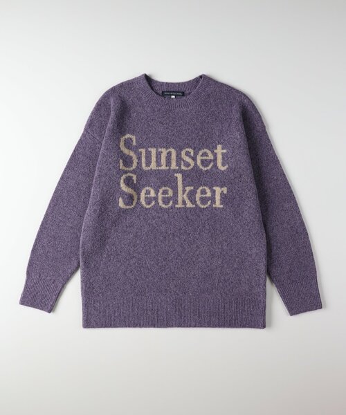 HONEYSUCKLE ROSE(ハニーサックルローズ)の「《ふんわり軽い》スフレニットロゴセーター(ニット/セーター・レディース・ブルー/ライトパープル/ライトグレー/チャコールグレー・04/03/05)」の7枚目の写真