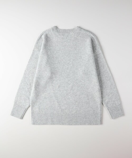 HONEYSUCKLE ROSE(ハニーサックルローズ)の「《ふんわり軽い》スフレニットロゴセーター(ニット/セーター・レディース・ブルー/ライトパープル/ライトグレー/チャコールグレー・04/03/05)」の11枚目の写真