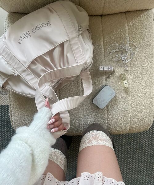 REISE MIYA（レイズミヤ）の「ミヤ バレエバッグ [PALE PINK]（ショルダーバッグ・レディース・その他・OS）」の5枚目の写真