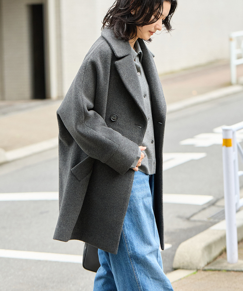 TICCA(ティッカ)の「別注【TICCA / ティッカ】テントコート(その他アウター・レディース・チャコールグレー/ネイビー・FREE)」の6枚目の写真