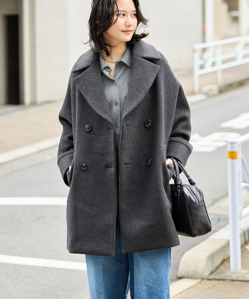 TICCA(ティッカ)の「別注【TICCA / ティッカ】テントコート(その他アウター・レディース・チャコールグレー/ネイビー・FREE)」の14枚目の写真