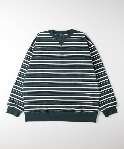 BACK NUMBER(バックナンバー)の「《ガゼット付き》マルチボーダーロンT(Tシャツ/カットソー・メンズ・グリーン系その他4/オレンジ系その他4/ブルー系その他4・04/03/05)」の8枚目の写真