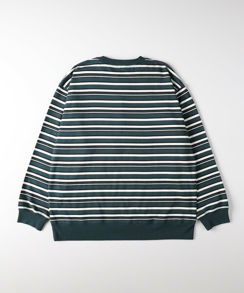 BACK NUMBER(バックナンバー)の「《ガゼット付き》マルチボーダーロンT(Tシャツ/カットソー・メンズ・グリーン系その他4/オレンジ系その他4/ブルー系その他4・04/03/05)」の15枚目の写真