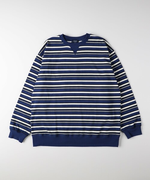 BACK NUMBER(バックナンバー)の「《ガゼット付き》マルチボーダーロンT(Tシャツ/カットソー・メンズ・グリーン系その他4/オレンジ系その他4/ブルー系その他4・04/03/05)」の22枚目の写真