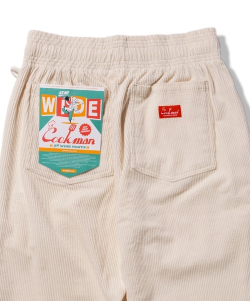 COOKMAN(クックマン)の「Cookman クックマン シェフパンツ Chef Pants Semiwide Corduroy Cream(その他パンツ・メンズ・オフホワイト・MEDIUM/LARGE)」の18枚目の写真
