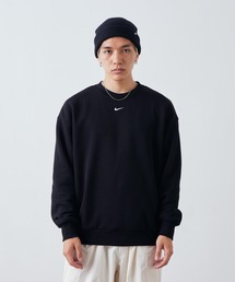 NIKE（ナイキ）の「ナイキ ソロ フリース メンズ クルーネック スウェットシャツ   Nike Solo Fleece Men's Crew-Neck Sweatshirt IX1937-001 Total Black（スウェット）」