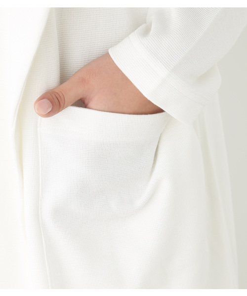 SLY(スライ)の「SEED STITCH GOWN-S(カーディガン/ボレロ・レディース・トップグレー/ブラック/グリーン系その他/ホワイト・FREE)」の8枚目の写真