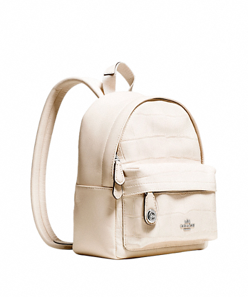 COACH(コーチ)の「ミニ キャンパス バックパック エンボスド クロコ レザー(バックパック/リュック・レディース・ブラック系その他・フリ-)」の3枚目の写真