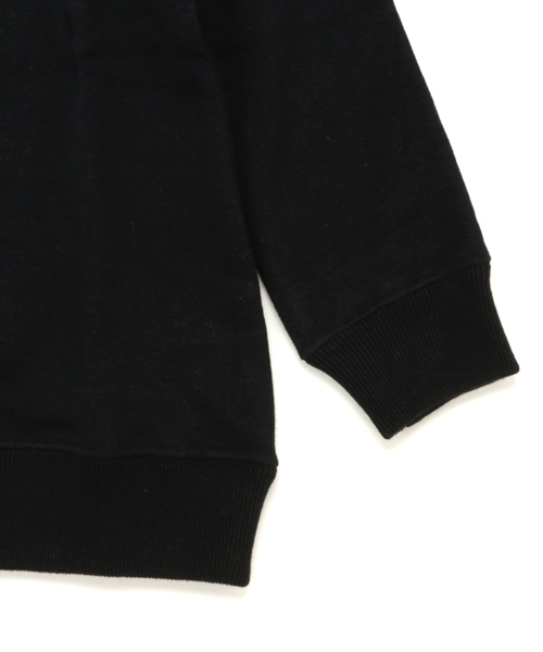 CHUBBYGANG（チャビーギャング）の「メタリックラインロングトレーナー（スウェット・キッズ・ブラック/ホワイト/ライトグレー・140/110/130/160/100/120/150）」の7枚目の写真